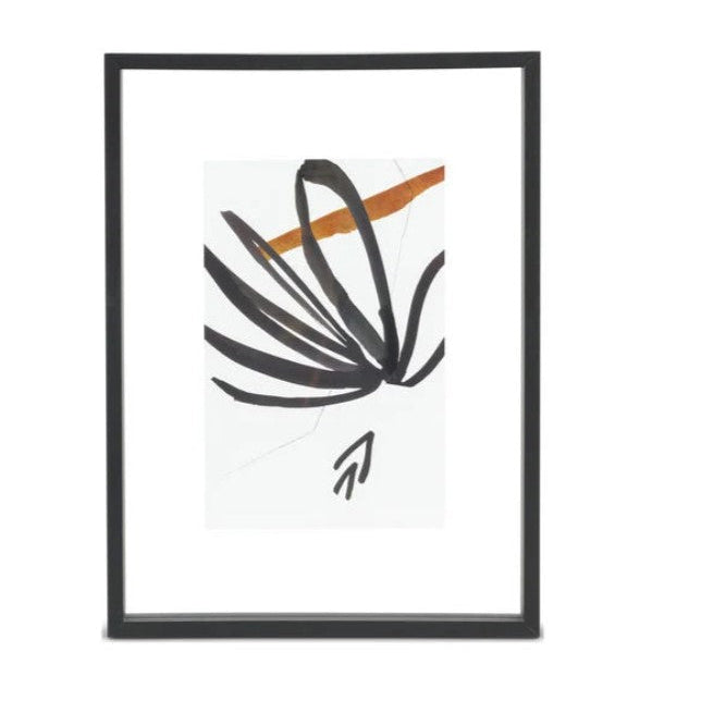 CADRE PHOTO FLOTTANT EN BOIS NOIR 20X25 CM DESIGN - LA PETITE BOITE JAUNE