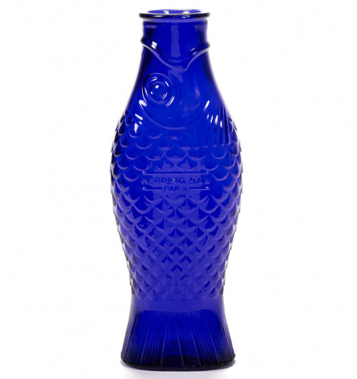 CARAFE POISSON BLEU COBALT SERAX