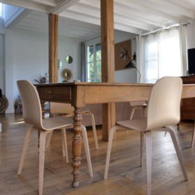 CHAISE CL10b EN HETRE NATUREL FABRIQUEE EN FRANCE - LA PETITE BOITE JAUNE