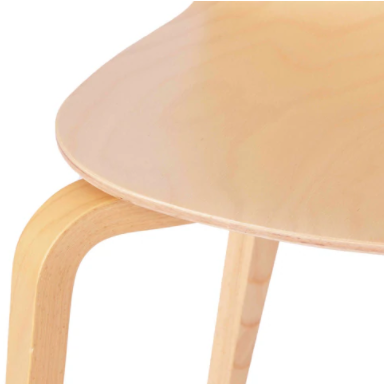 CHAISE CL10b EN HETRE NATUREL FABRIQUEE EN FRANCE - LA PETITE BOITE JAUNE