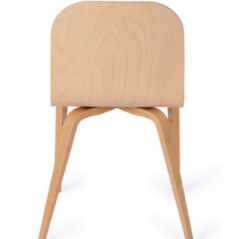 CHAISE CL10b EN HETRE NATUREL FABRIQUEE EN FRANCE - LA PETITE BOITE JAUNE