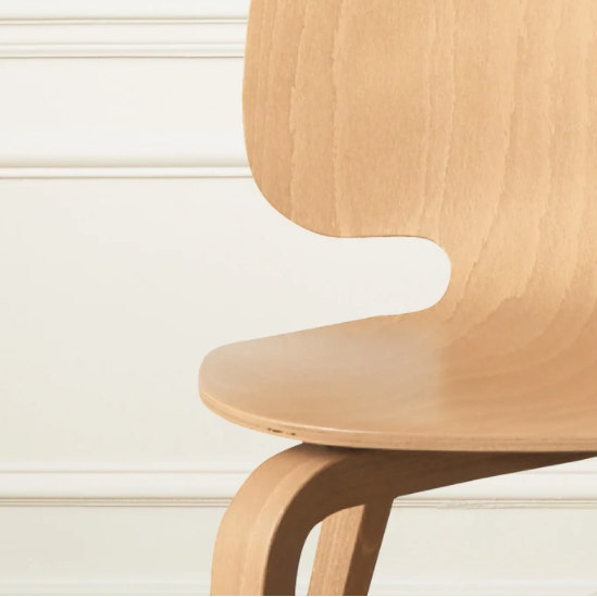 CHAISE H10 EN BOIS DE HETRE NATUREL FABRIQUE EN FRANCE - LA PETITE BOITE JAUNE