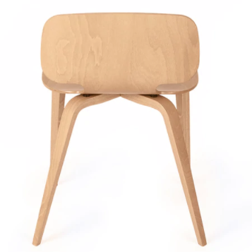 CHAISE H10 EN BOIS DE HETRE NATUREL FABRIQUE EN FRANCE - LA PETITE BOITE JAUNE