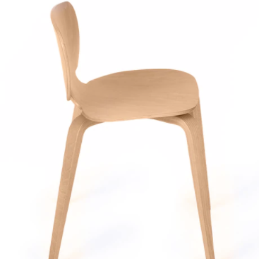 CHAISE H10 EN BOIS DE HETRE NATUREL FABRIQUE EN FRANCE - LA PETITE BOITE JAUNE