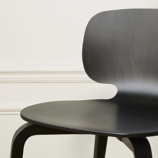 CHAISE H10 EN BOIS DE HETRE NOIRE FABRIQUEE EN FRANCE - LA PETITE BOITE JAUNE