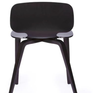 CHAISE H10 EN BOIS DE HETRE NOIRE FABRIQUEE EN FRANCE - LA PETITE BOITE JAUNE