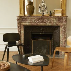 CHAISE H10 EN BOIS DE HETRE NOIRE FABRIQUEE EN FRANCE - LA PETITE BOITE JAUNE