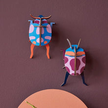 Charger l&#39;image dans la galerie, Décoration murale 3D Insectes et oiseau Taille XS
