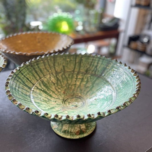 COUPE A FRUIT EN POTERIE ARTISANALE DE TAMEGROUTE - LA PETITE BOITE JAUNE