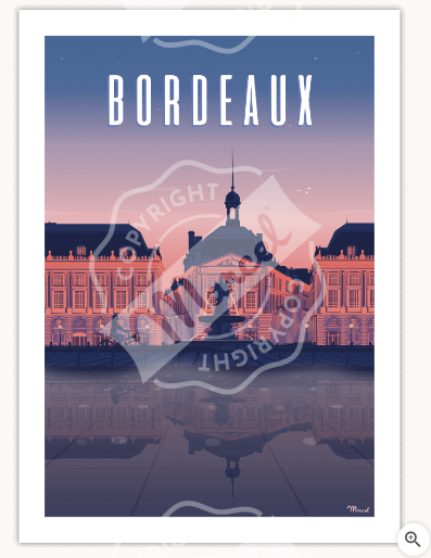 Affiches des Villes de bord de mer
