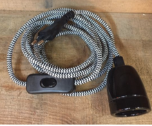 Charger l&#39;image dans la galerie, Suspension lumineuse mobile avec cordon vintage
