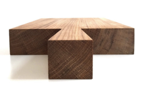 Planche à découper en chêne huilé extra longue design