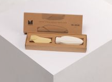 Charger l&#39;image dans la galerie, Coffret porte savon en céramique et savon cigale MONOCHROMIC et Fer à cheval
