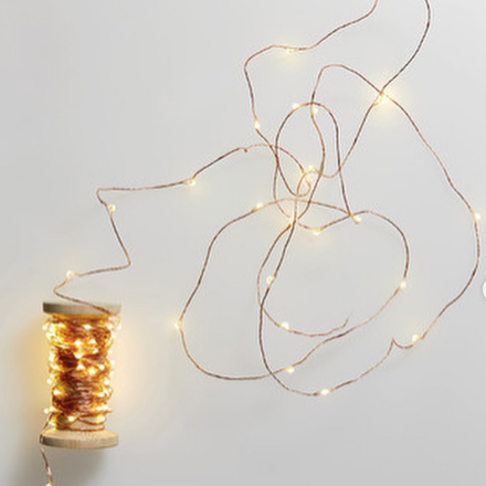 GUIRLANDE EN BOBINE DE FIL 10 METRES 100 LEDS - LA PETITE BOITE JAUNE