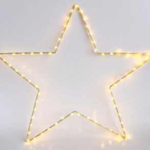 GUIRLANDE ETOILE LUMINEUSE LEDS DOREE - LA PETITE BOITE JAUNE