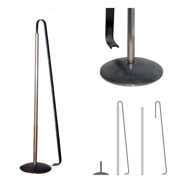 Accessoires/tisonnier/soufflet pour cheminée de feu de bois