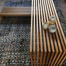 Charger l&#39;image dans la galerie, Banc ou tabouret ou table basse en chêne huilé design
