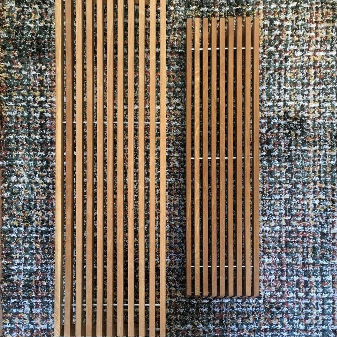 Banc ou tabouret ou table basse en chêne huilé design