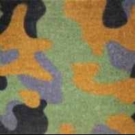 PAILLASSON MOTIF CAMOUFLAGE MILITAIRE - LA PETITE BOITE JAUNE