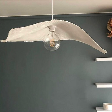 SUSPENSION FLEUR EN PAPIER MACHE TAILLE S - LA PETITE BOITE JAUNE