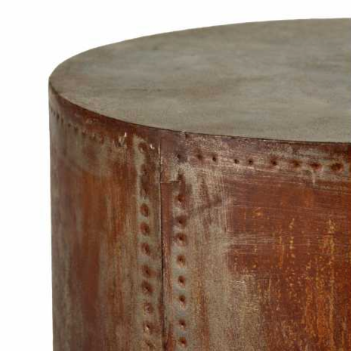 TABLE APPOINT EN METAL ROUILLE SERAX