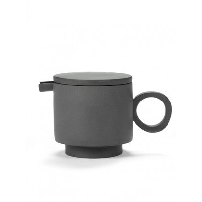 THEIERE DESIGN EN GRÈS GRIS SERAX