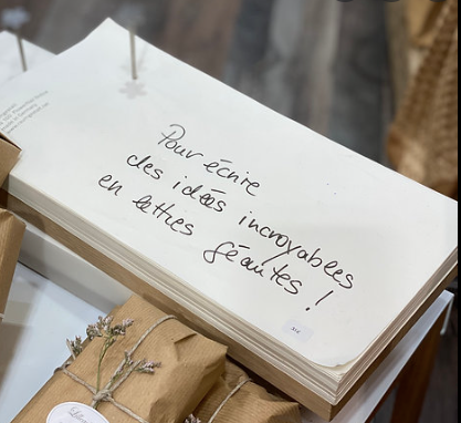 bloc notes arbre socle chêne