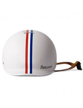 Charger l&#39;image dans la galerie, Casque de vélo Thousand Heritage Crème bande tricolore &quot;Speedway&quot;
