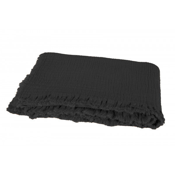 Plaid double gaze de coton 130 x 180 cm HAOMY