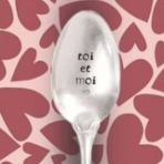 Cuillère vintage toi et moi