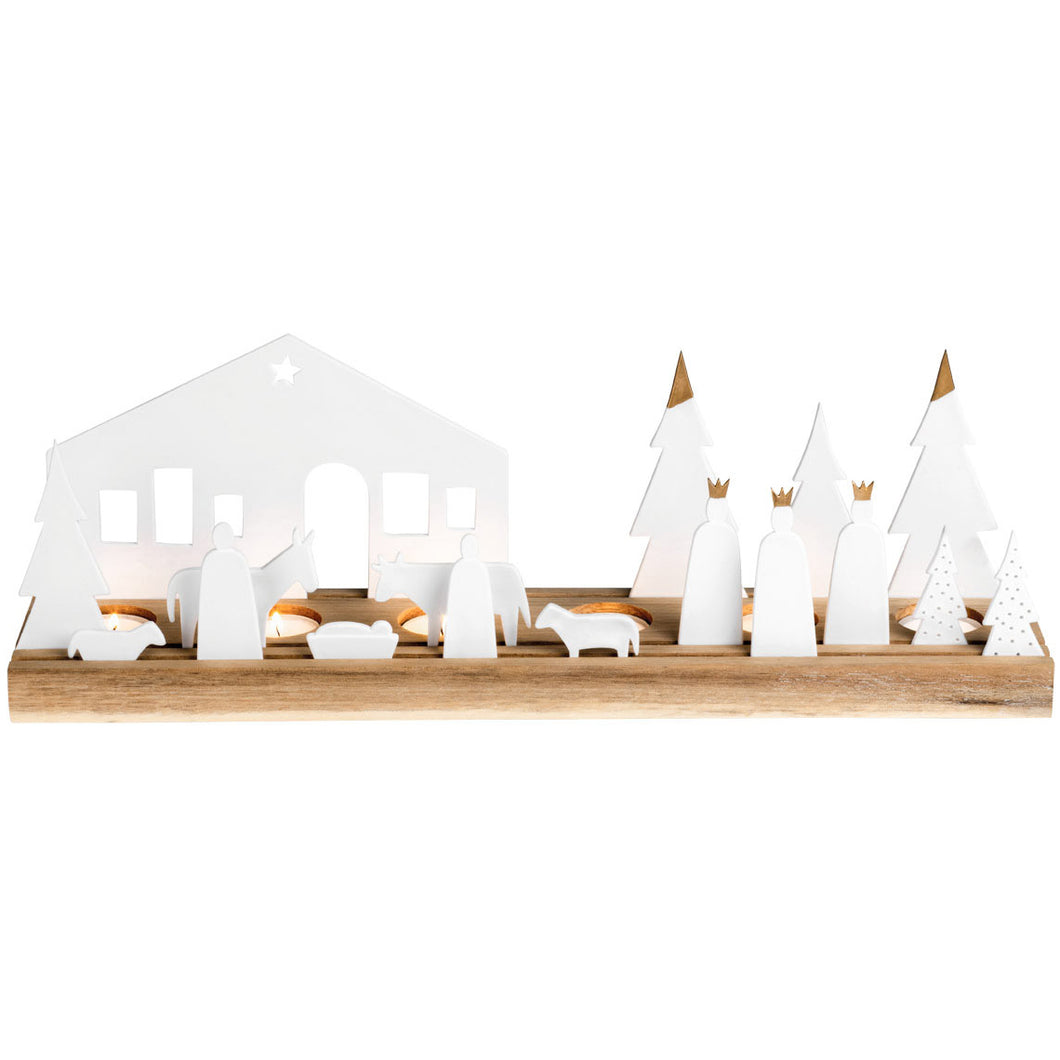 Crèche en porcelaine