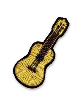 Broche Guitare 2,6 x 6,2 cm
