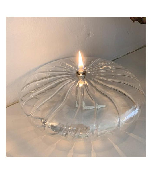 Lampe à huile Ellipse striée S
