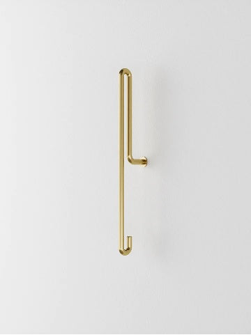 Patère porte manteau en laiton