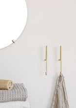 Charger l&#39;image dans la galerie, Patère porte manteau en laiton

