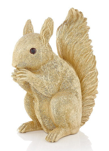 Tirelire dorée écureuil