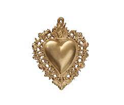 Ex-Voto cœur Maria avec ange Taille S BONCOEURS